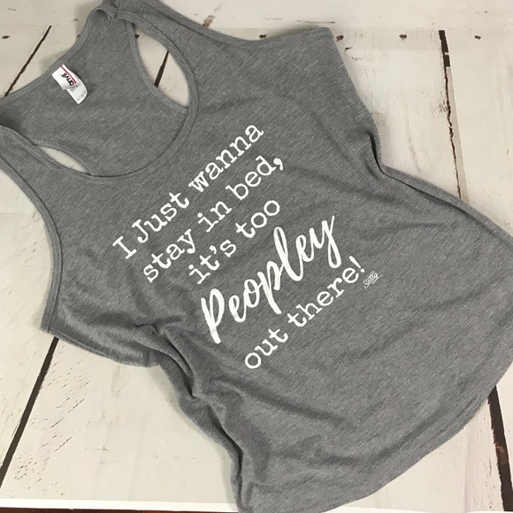 L💥SALE💥TOO PEOPLEY OUT THERE TankNWOT - Picture 2 of 3